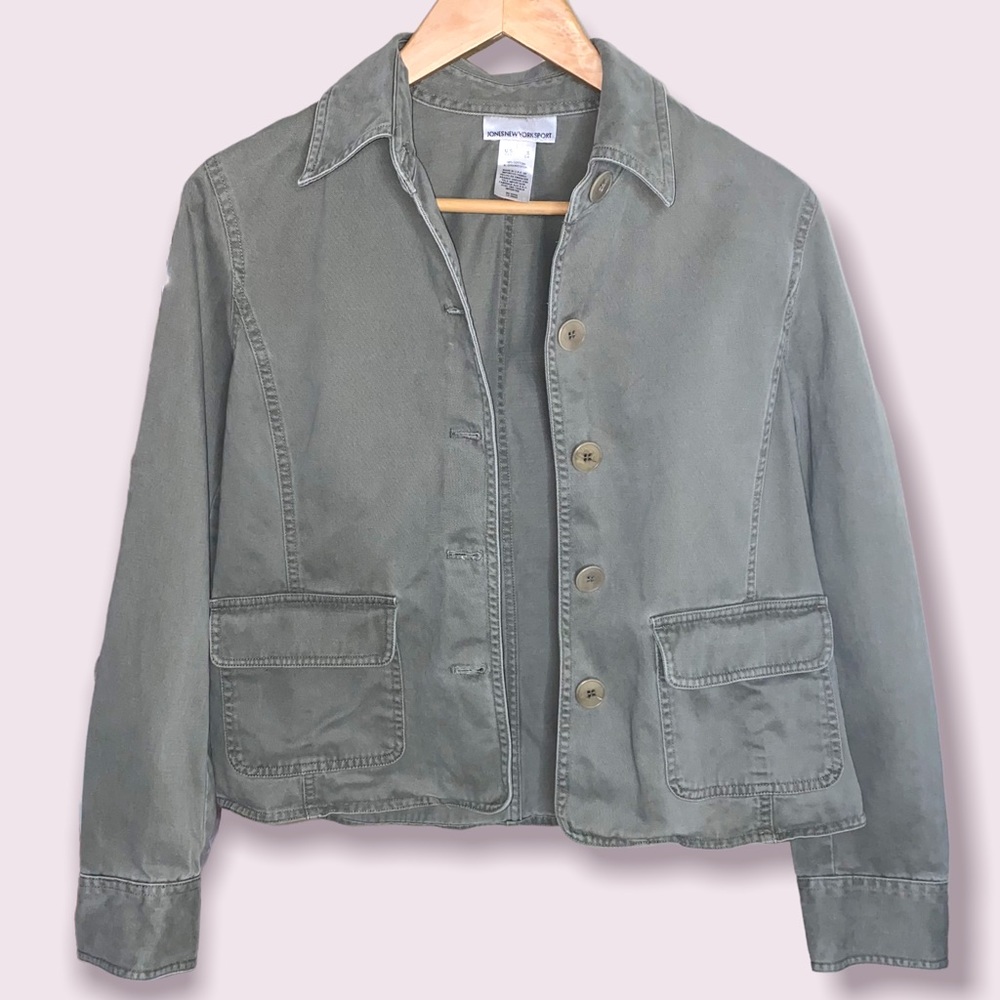 Jones New York Sport Green Jacket Size Small